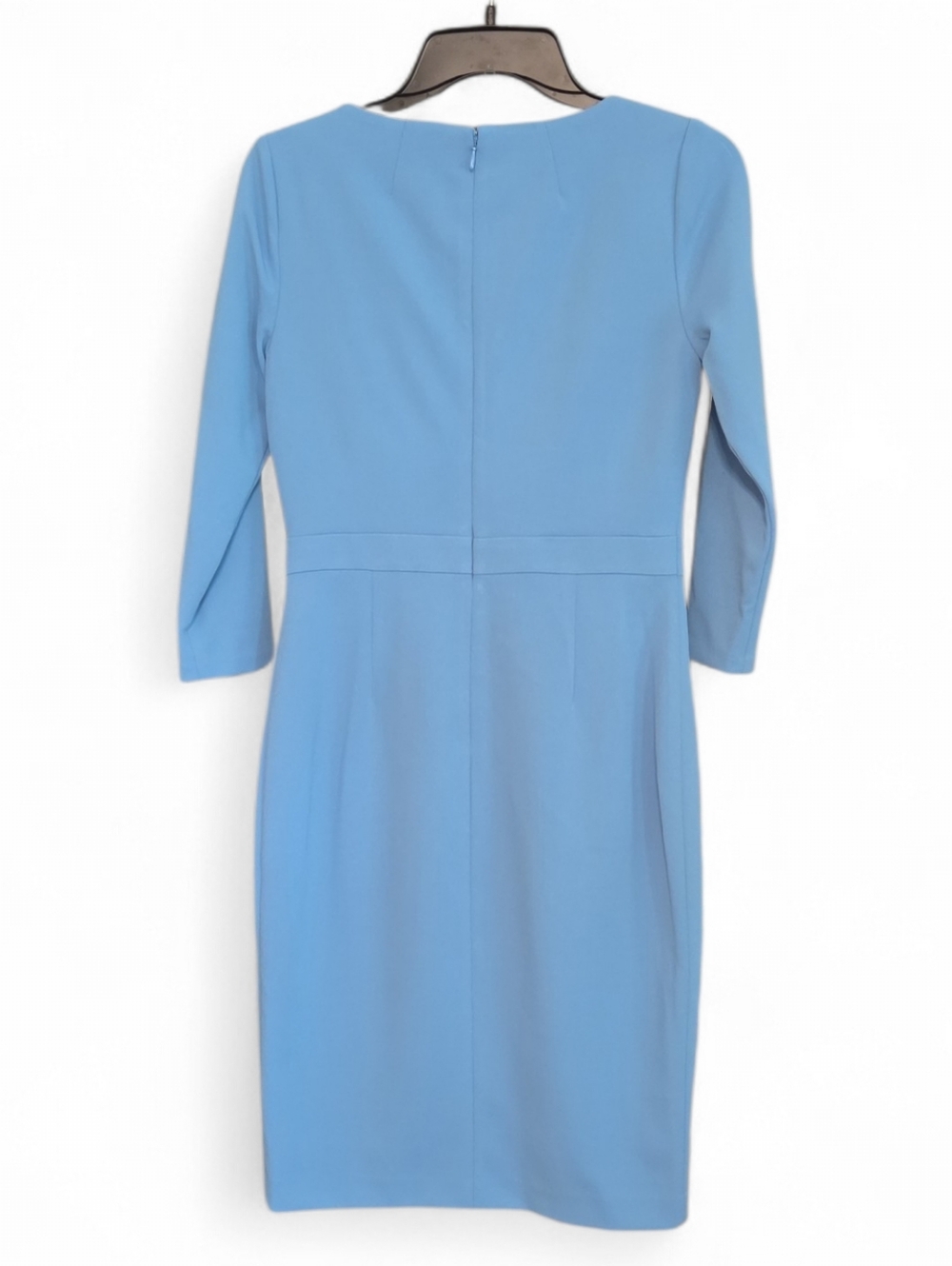 NWT Calvin Klein Women's Bow Neck 3/4th Sleeve Sheath Dress Size 4 - Picture 3 of 7